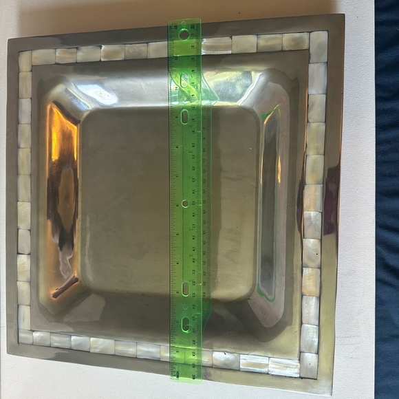 Towle Tray with another of Pearl Accents - Picture 2 of 10